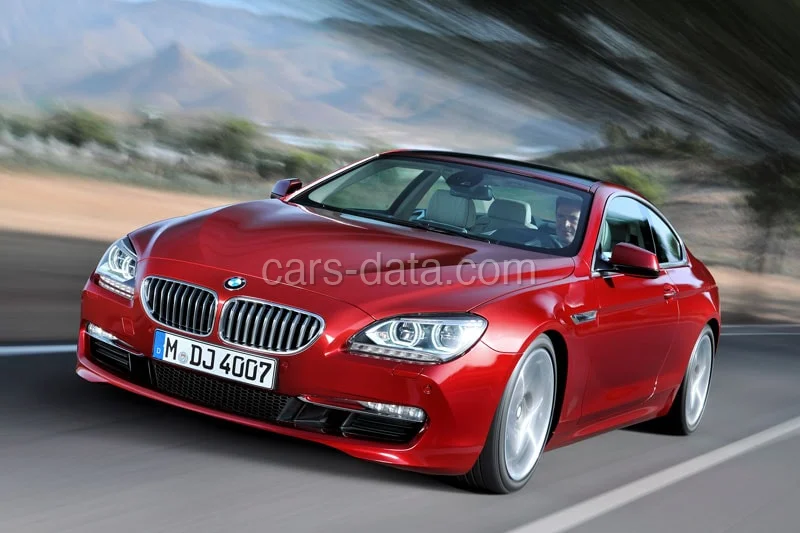 BMW 6er 640i Coupé 2011 front view