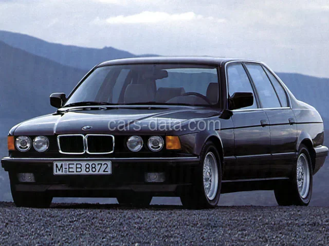 BMW Serie 7 735iL 1987 front view