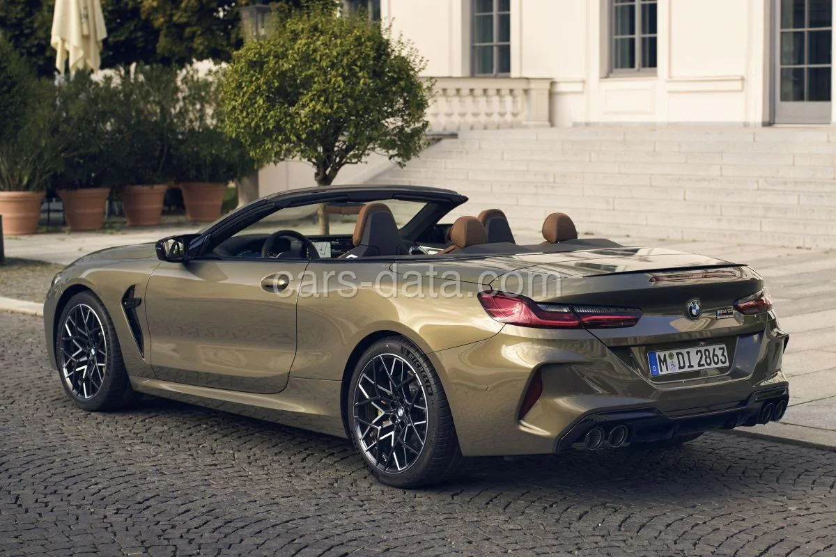 BMW 8er 840i Cabrio 2022 front view