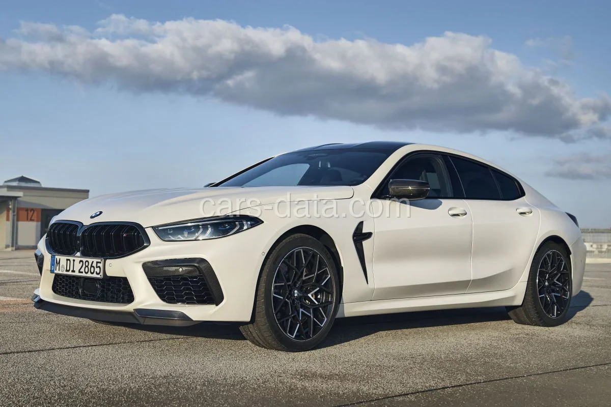 BMW 8er M8 Gran Coupé 2022 front view