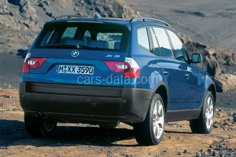 BMW X3 2.5i Executive 2004 front view