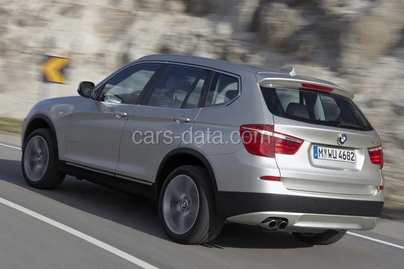 BMW X3 xDrive35d Executive 2011 front view