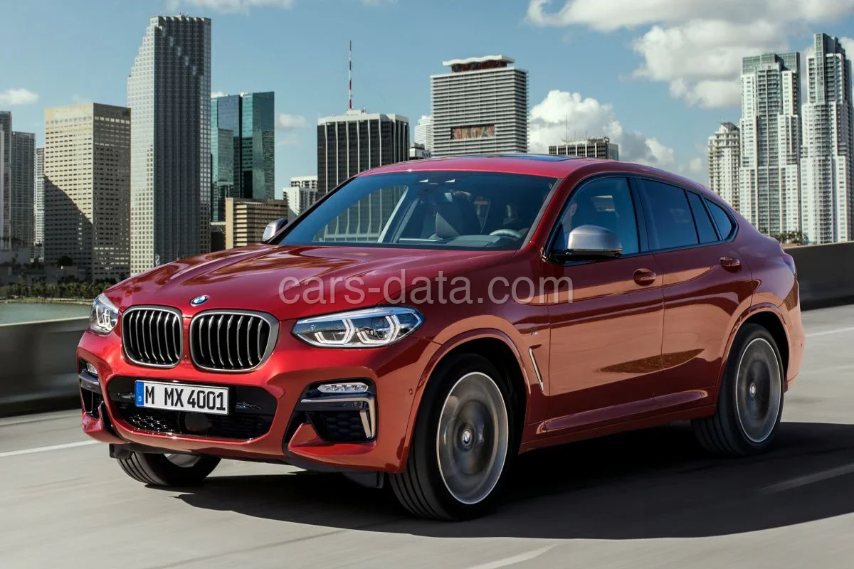 BMW X4 xDrive20d 2018 front view