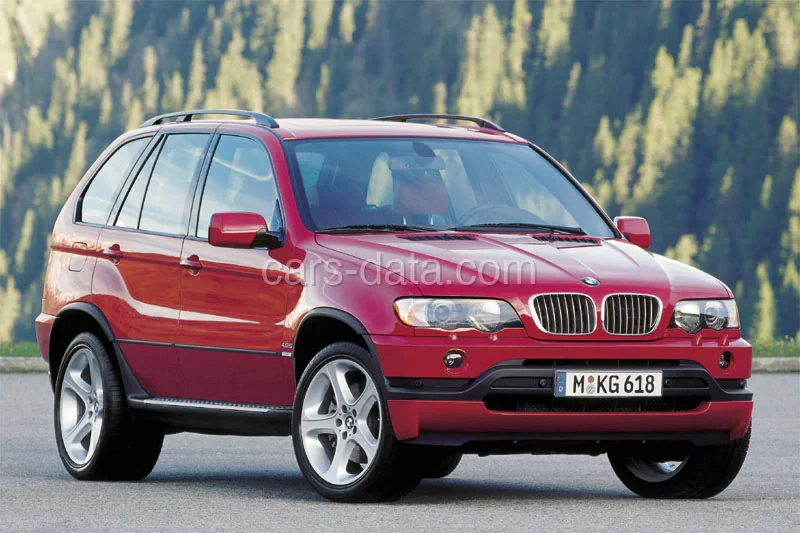 BMW X5 4.6is 2002 front view
