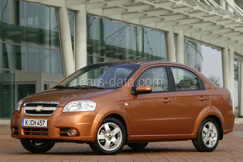 Chevrolet Aveo 1.4 16V Style 2006 front view