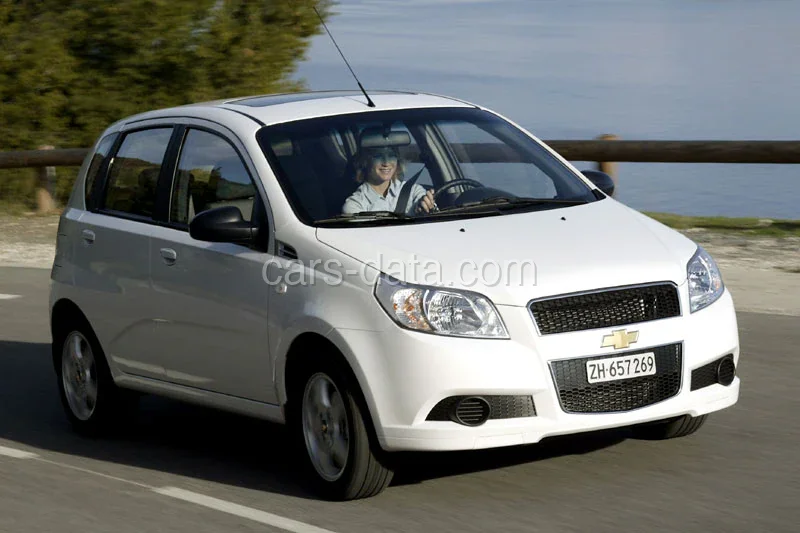 Chevrolet Aveo 1.2 16V L 2008 front view