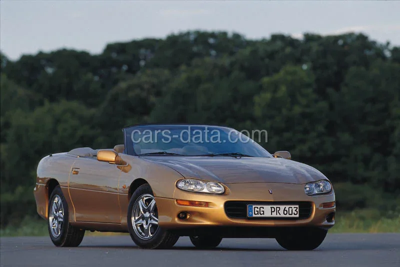 Chevrolet Camaro Convertible 1998 front view