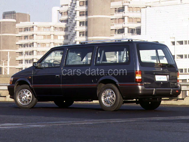 Chrysler Voyager Grand Voyager 2.5 TD SE 1992 front view