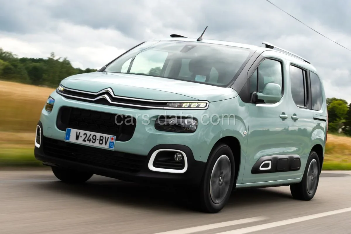 Citroen Berlingo PureTech 110 Shine 2019 front view