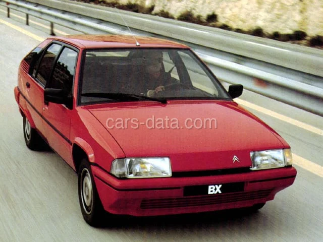 Citroen BX 16 RS 1986 front view