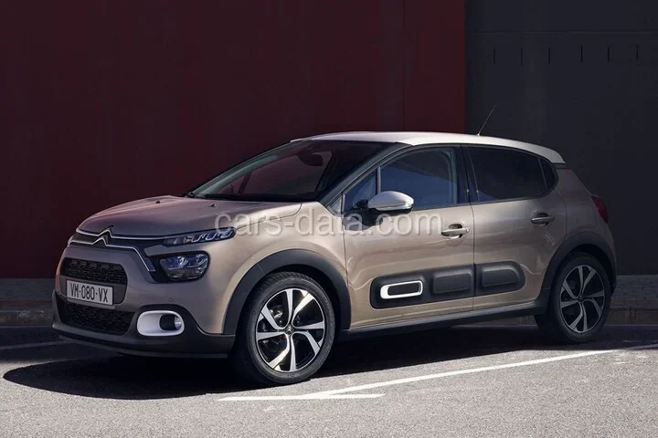 Citroen C3 PureTech 110 Max 2023 front view