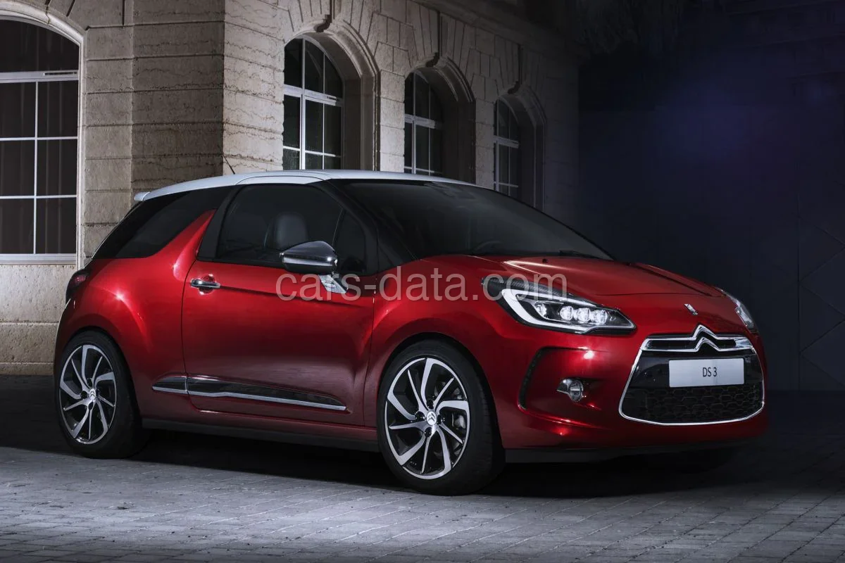 Citroen DS3 BlueHDi 100 So Chic 2014 front view