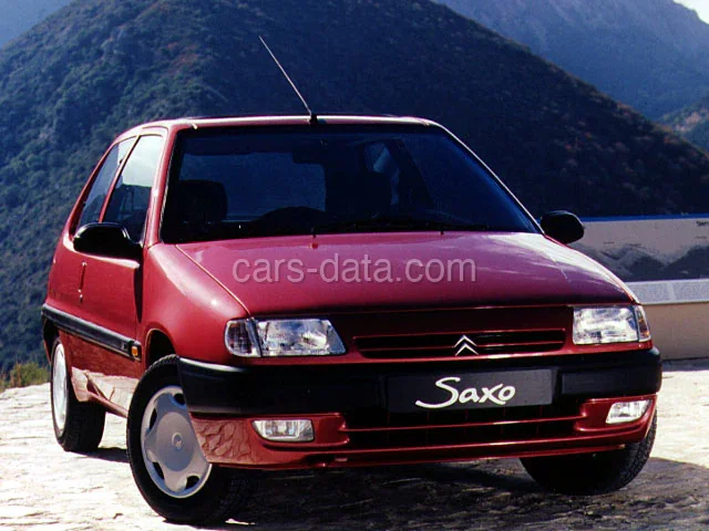 Citroen Saxo 1.5 D X 1996 front view