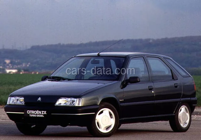 Citroen ZX Reflex 1.4 1991 front view