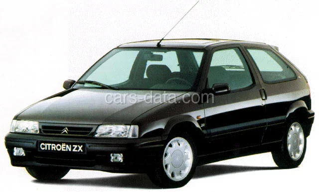 Citroen ZX 16V 1994 front view