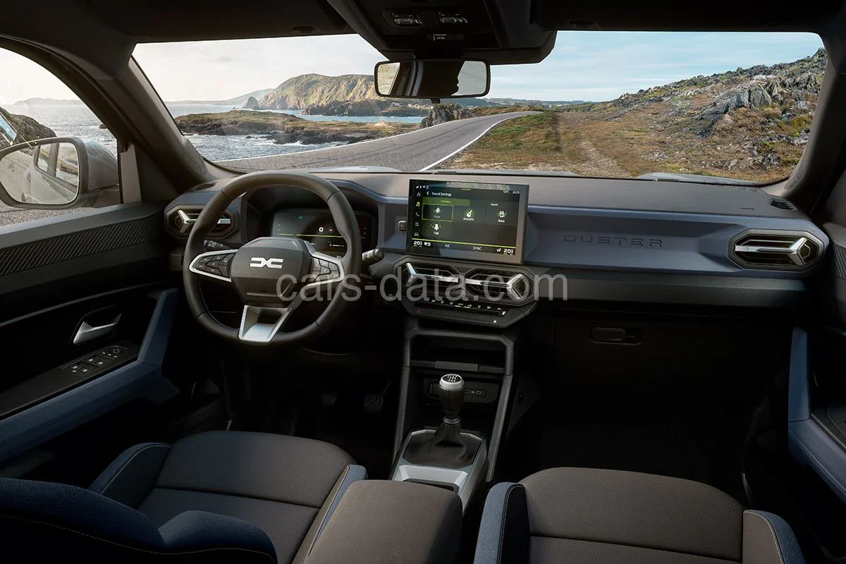 Dacia Duster hybrid 155 Expression 2025 front view