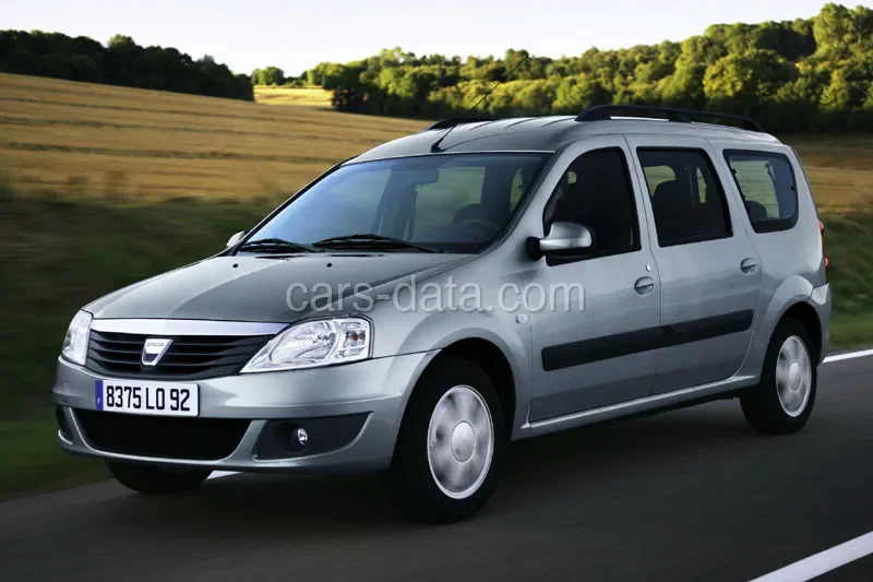Dacia Logan MCV 1.4 Lauréate 2008 front view