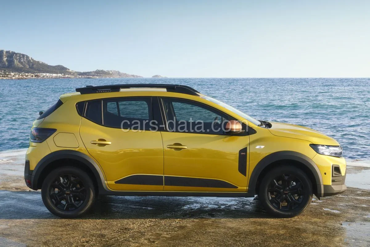 Dacia Sandero Stepway Hybrid 155 Expression 2026 hečbek prednji pogled