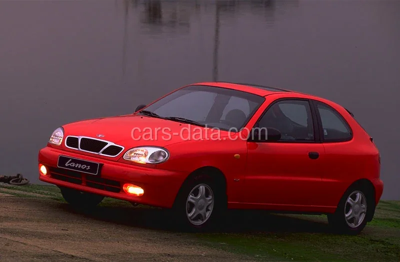 Daewoo Lanos 1.6 SXi 1997 front view