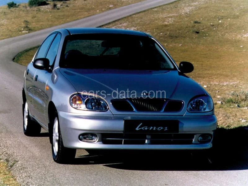 Daewoo Lanos 1.6 SXi 1997 front view