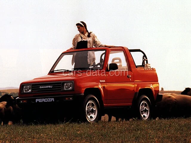 Daihatsu Feroza Resin-Top EL 1991 front view