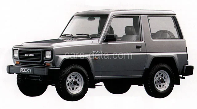 Daihatsu Rocky Hardtop BX 1988 front view