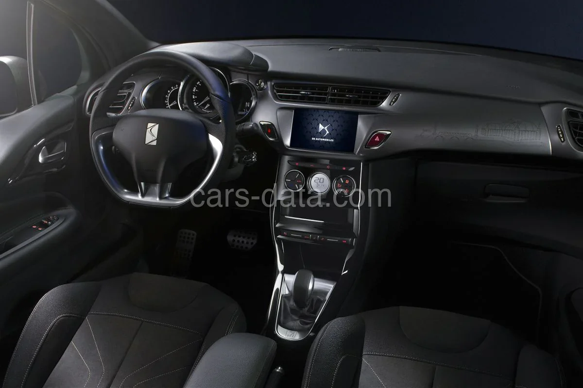DS 3 Cabrio THP 208 Performance Black Special 2016 front view