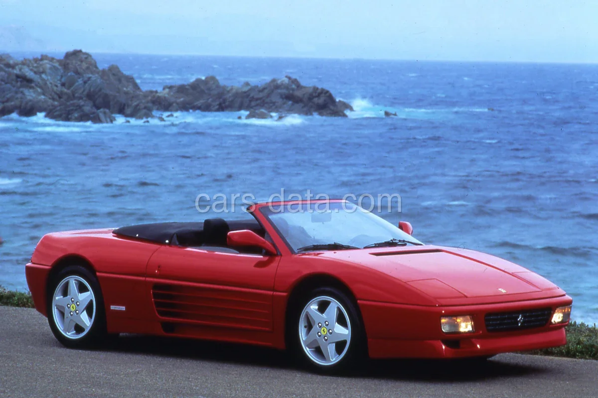 Ferrari 348 Spider 1993 front view