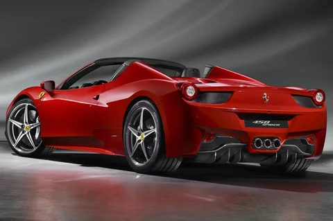 Ferrari 458 Spider HELE 2011 view 2