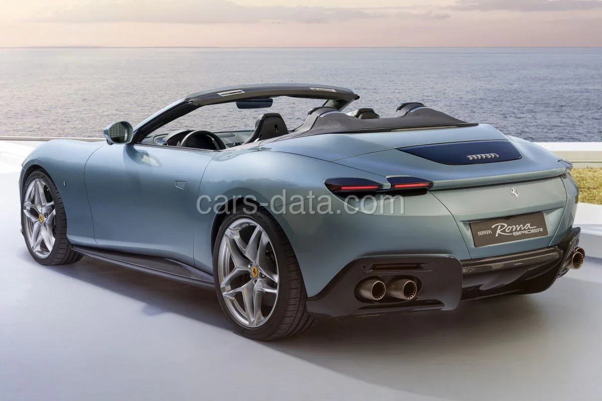 Ferrari Roma Spider 2023 front view