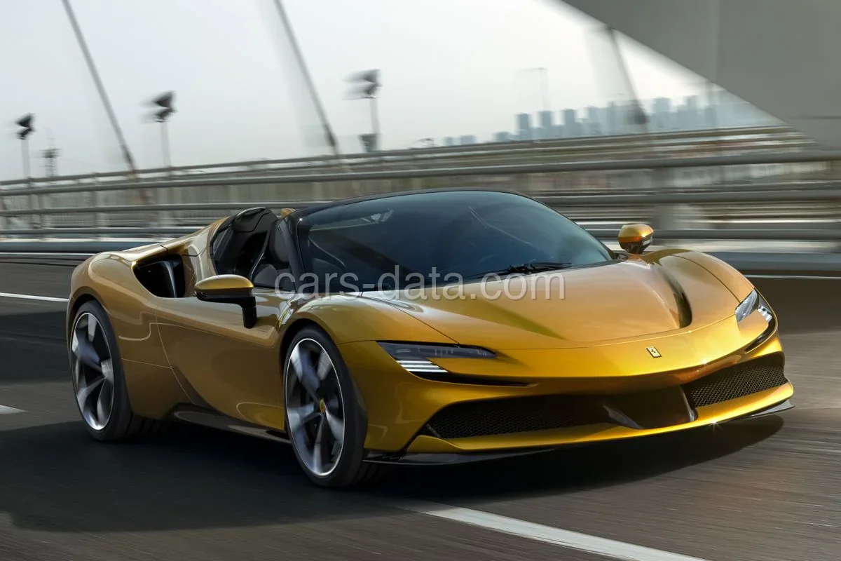 Ferrari SF90 XX Spider 2023 front view