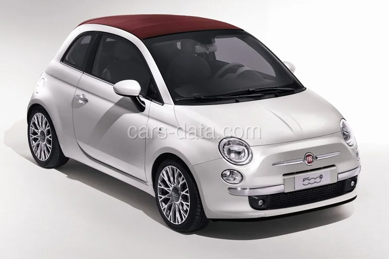 Fiat 500 500C 1.3 MultiJet 95 S 2013 front view