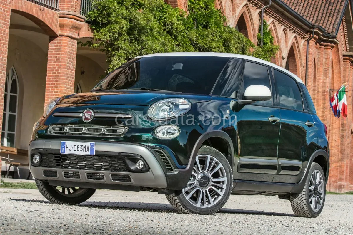 Fiat 500L TwinAir 105 Mirror 2018 front view