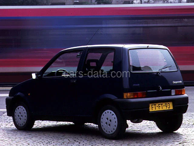 Fiat Cinquecento Soleil 1997 front view