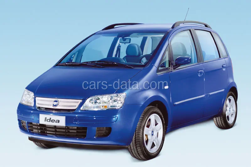 Fiat Idea 1.4 8v Actual Plus 2005 front view