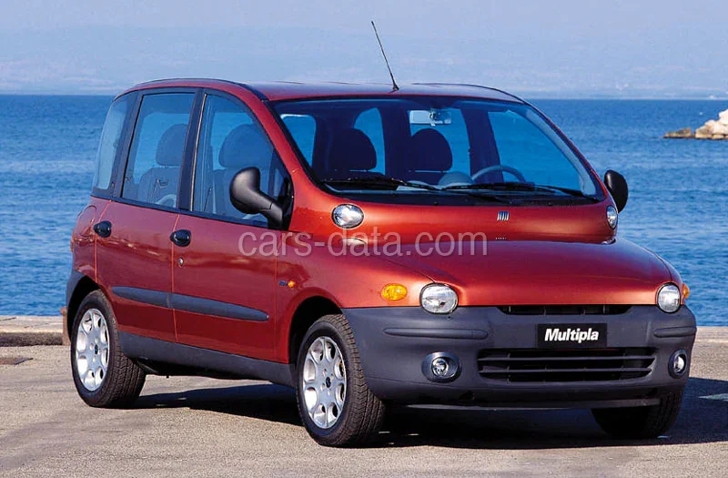 Fiat Multipla 1.6 16v SX 1998 front view