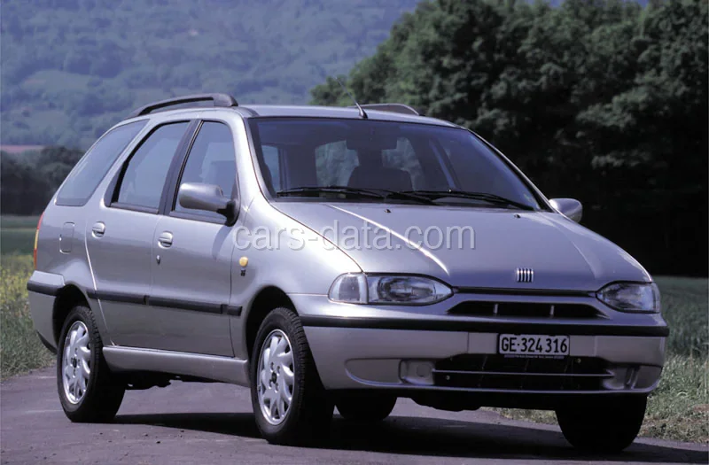 Fiat Palio Weekend 100 16v 1997 front view
