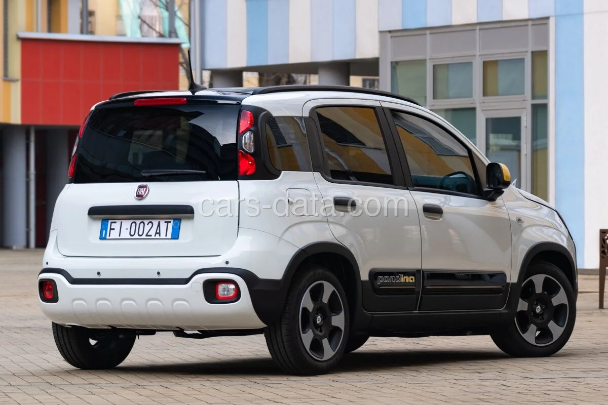 Fiat Panda Pandina 1.0 Hybrid Pop 2026 hatchback set forfra