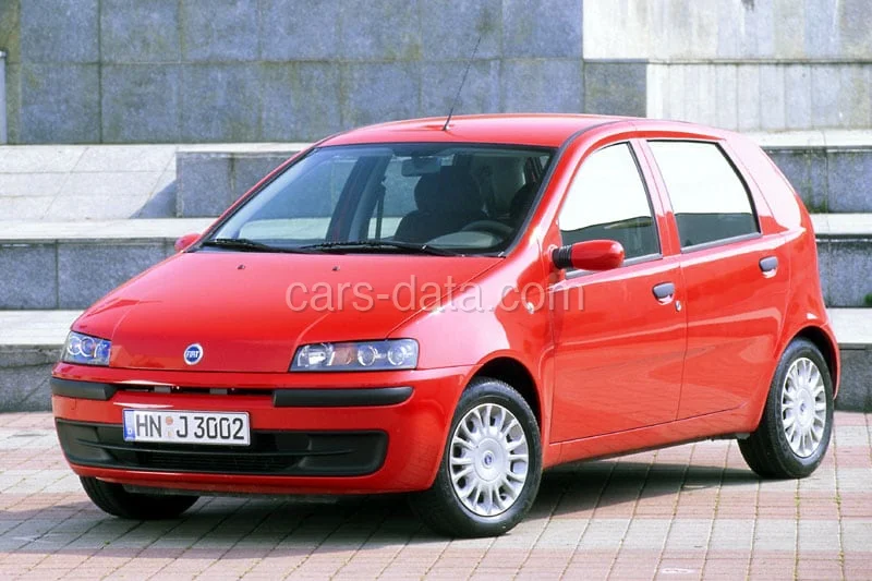 Fiat Punto 1.2 Dynamic 2002 front view
