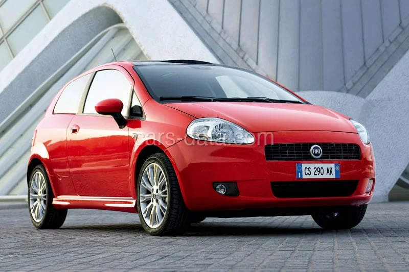 Fiat Punto Grande Punto 1.2 8v Active 2006 front view