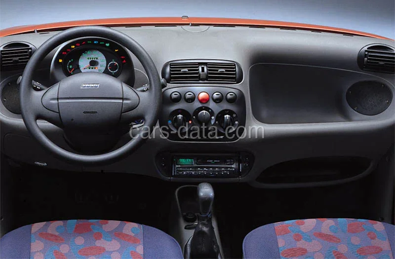 Fiat Seicento 1100 i.e. Sporting 1998 front view
