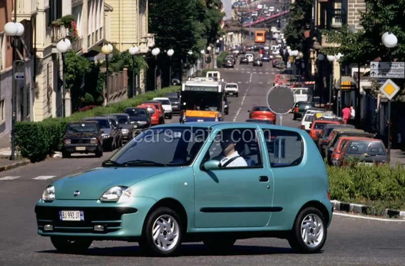 Fiat Seicento 1.1 Brush 2002 front view