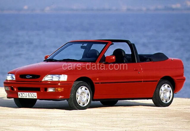 Ford Escort Cabrio 1.6i CLX 1993 front view