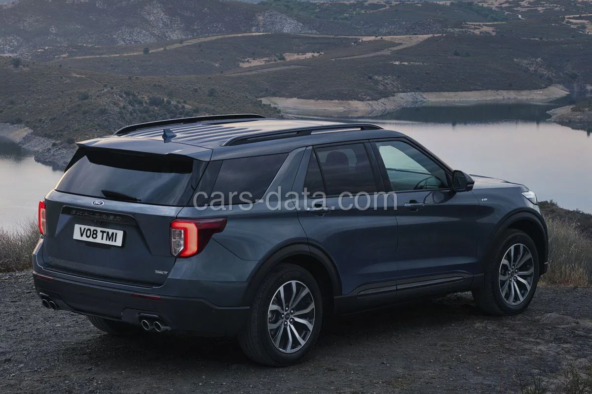 Ford Explorer 3.0 V6 EcoBoost PHEV ST-Line 2020 front view