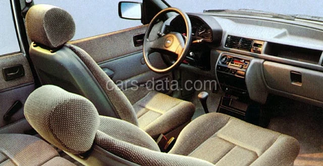 Ford Fiesta 1.4i C 1989 front view