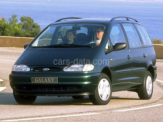 Ford Galaxy 2.3i 16V 1997 front view