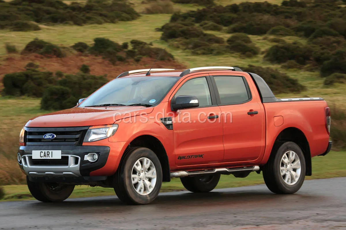 Ford Ranger Double Cab 2.2 TDCi XLT 2012 front view