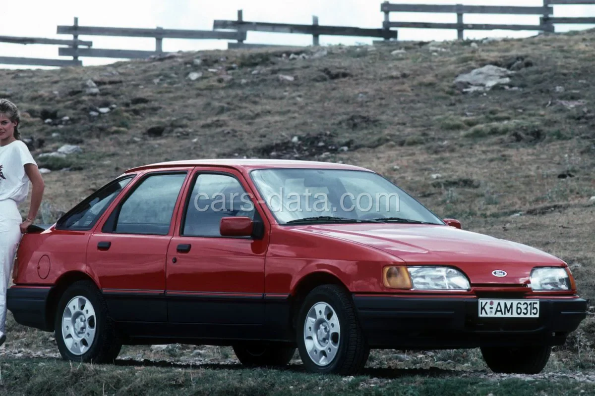 Ford Sierra 2.3 D CL 1987 front view