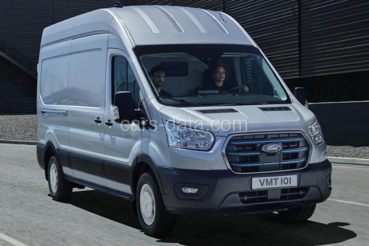 Ford Transit e-Transit L2H2 135kW Trend 2022 front view