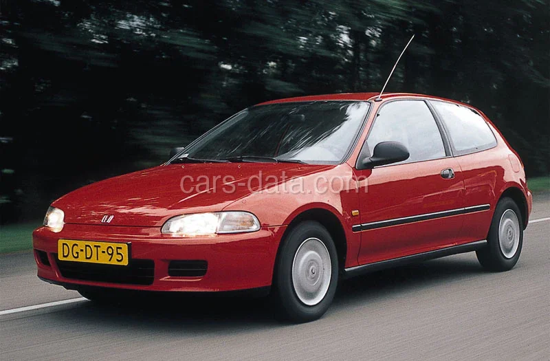 Honda Civic 1.3 LS 1994 front view